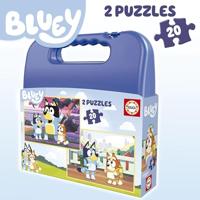 Set van 2 Puzzels Bluey Briefcase 20 Onderdelen - thumbnail