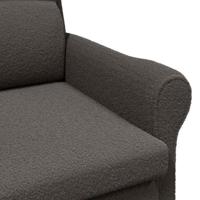 Fauteuil Donkergrijs 76 x 94 x 102 cm Stof - thumbnail
