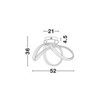 Lyora Design plafondlampTruno zwart - 9104712 - thumbnail