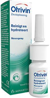 Otrivin Zoutoplossing Neusspray bij een verstopte neus Otrivin Zoutoplossing Neusspray bij een verstopte neus
