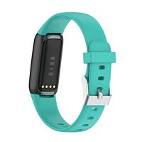 Fitbit Luxe - Sportbandje met gesp - Maat: Large - Turquoise - thumbnail