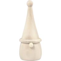 Creativ Company Scandinavische kerstkabouter, h: 16 cm, d 6 cm, 1 stuk - thumbnail