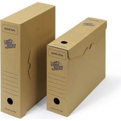 Loeff's achiefdoos Quick box 335x240x80 mm Pak van 50 stuks Loeff's achiefdoos Quick box 335x240x80 mm Pak van 50 stuks