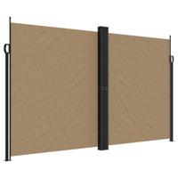 VidaXL Windscherm uittrekbaar 200x1000 cm taupe - thumbnail