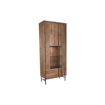 Display Standaard DKD Home Decor 80 x 40 x 197 cm Kristal Aluminium Acacia