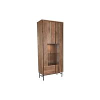 Display Standaard DKD Home Decor 80 x 40 x 197 cm Kristal Aluminium Acacia - thumbnail