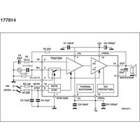 STMicroelectronics TDA7294V Lineaire IC - audio amplifier 1 kanaal (mono) Klasse AB Multiwatt-15 - thumbnail