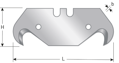 Rotec reserve-messen HAAK 48,2x0,65 mm - V.E.= 5 st - 4601005 - 460.1005