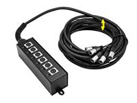 Omnitronic MUS-610 Stagebox 10 m Aantal ingangen:6 x Aantal uitgangen:6 x - thumbnail
