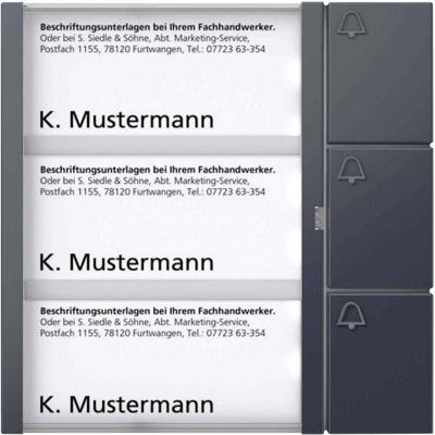 Siedle 210004999-00 Functiemodule voor Accessoires voor deurintercom Antraciet