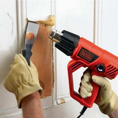 Black & Decker KX2001-QS heteluchtpistool 500 l/min 600 °C 2000 W Zwart, Rood