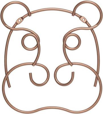 Tomado Metaltex Kapstok Safari Hippo Incl. bevestigingsmateriaal Tomado Metaltex Kapstok Safari Hippo Incl. bevestigingsmateriaal