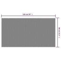 VidaXL Buitenkleed omkeerbaar 80x150 cm bruin en wit - thumbnail
