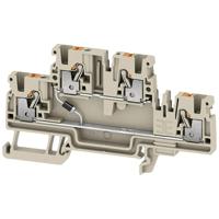 Weidmüller 2704370000 Componentenserieklem 5.1 mm Push-In-klem Beige 50 stuk(s) Piece - thumbnail