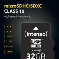 Micro SD geheugenkaart met adapter INTENSO 3413470 16 GB 16 GB - thumbnail