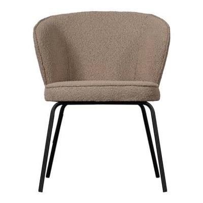 WOOOD Admit stoel bouclé beige