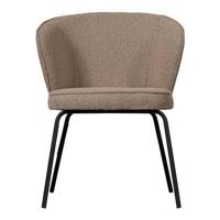 WOOOD Eetkamerstoel 'Admit' Bouclé, kleur Beige - thumbnail