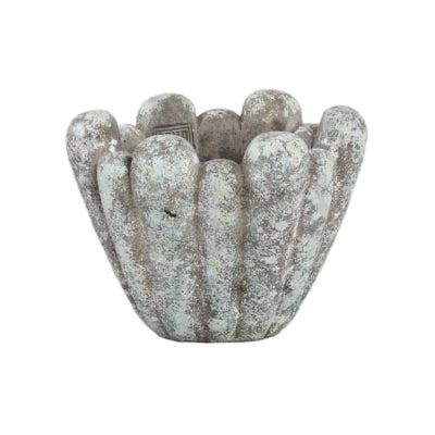 PTMD bloempot minter s grijs 23,5 cm | 8 stuks