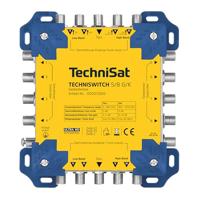 TechniSat TECHNISWITCH 5/8 G/K Satelliet multiswitch Ingangen (satelliet): 5 (4 satelliet / 1 terrestrisch) Aantal gebruikers: 8 - thumbnail
