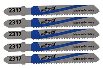 Wolfcraft Decoupeerzaagblad | HSS | L=75mm | T-Schaft | 5 stuks - 2367000 Wolfcraft Decoupeerzaagblad | HSS | L=75mm | T-Schaft | 5 stuks - 2367000