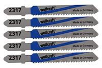 Wolfcraft Decoupeerzaagblad | HSS | L=75mm | T-Schaft | 5 stuks - 2367000 - thumbnail