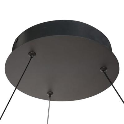 Steinhauer Design hanglampRinglux zwart Ø 80cm - 3675ZW