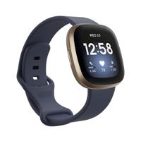 Fitbit Versa 3 & 4 / Sense 1 & 2 Sportbandje - Grijsblauw - Maat: M/L - thumbnail