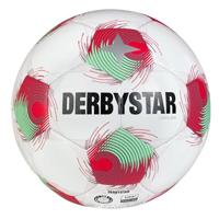 Derbystar Voetbal Tempo APS Wit rood groen V25 1459 - thumbnail