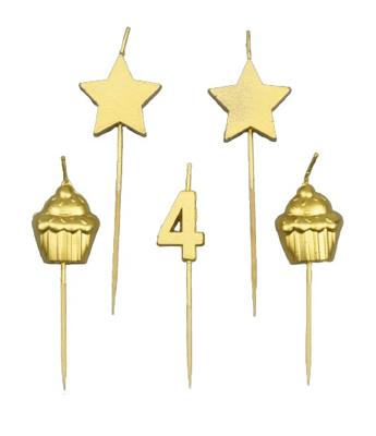 Paperdreams taartkaarsjes - 4 jaar