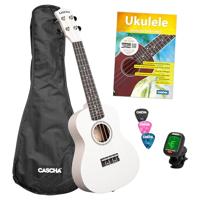 Cascha CUC106S concert ukelele set wit - thumbnail