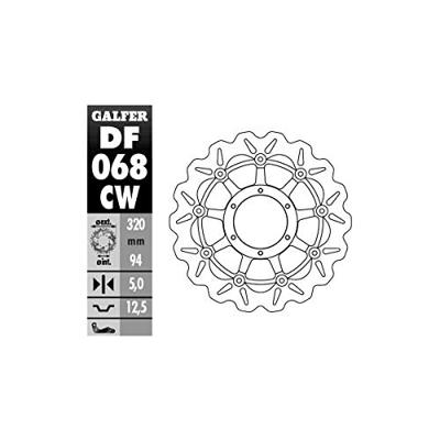 GALFER remschijf "df068 rotor brake rotors swimming