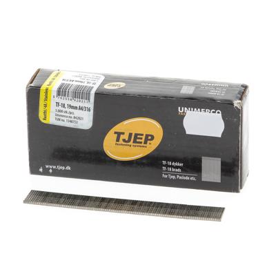 Minibrad 18G 1.2mm l= 19mm recht RVS (5000)