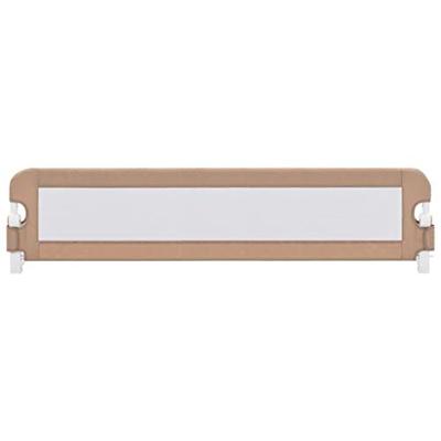 VidaXL Bedhekje peuter 180x42 cm polyester taupe - thumbnail