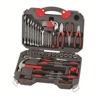 Erro 78-delige gereedschapsset, Rood - thumbnail