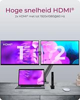 ICY BOX ib-dk2251ac dockingstation (zwart) - thumbnail