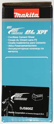 Makita DJS800Z Accu Vezelcementschaar 18V Basic Body - thumbnail