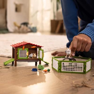 Schleich farm world konijnenhok 42728