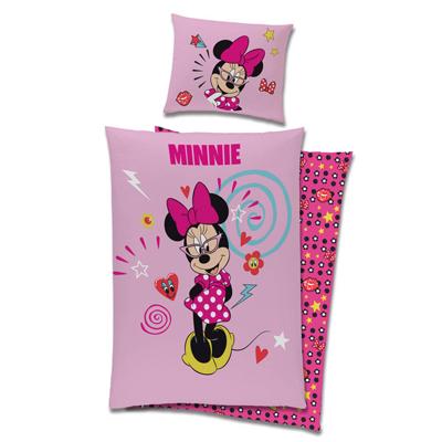 Minnie Mouse Dekbedovertrek - Pretty Pink - 140x200 cm Minnie Mouse Dekbedovertrek - Pretty Pink - 140x200 cm