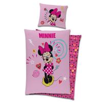 Minnie Mouse Dekbedovertrek - Pretty Pink - 140x200 cm - thumbnail