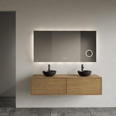 Onderkast Gliss Design Joa Castle Brown 120 CM 2 Laden Incl.Topplaat