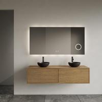 Onderkast Gliss Design Joa Castle Brown 120 CM 2 Laden Incl.Topplaat - thumbnail