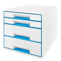 Leitz WOW Cube 5213 5213-20-36 Ladebox Wit 4 x DIN A4 Aantal lades: 4 - thumbnail
