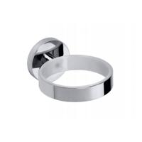 Haardrogerhouder Sapho X-Round 5.5x8 cm Hangend Chroom - thumbnail