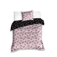 Animal Pictures Dekbedovertrek Tigers roze - Katoen - thumbnail