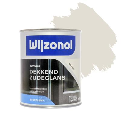 Wijzonol Dekkend Zijdeglanslak 750 ml RAL 9001