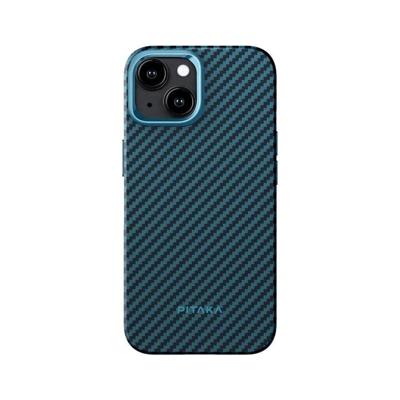Pitaka MagEZ Case 4 iPhone 15 Plus - Black Blue 1500D Pitaka MagEZ Case 4 iPhone 15 Plus - Black Blue 1500D