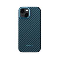 Pitaka MagEZ Case 4 iPhone 15 Plus - Black Blue 1500D - thumbnail