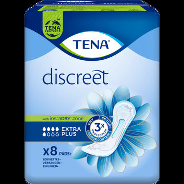TENA Discreet Extra Plus Verbanden 8 Stuks bij Jumbo