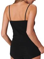 2-Pack dames spaghetti hemdjes - Organic 95/5 - Basics - Dames singlets met spaghetti bandjes - Biologisch katoen - thumbnail