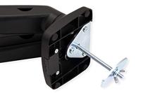 VALUE Dual LCD Monitorarm, tafelmontage, gasveer, 5 draaipunten, zwart - thumbnail